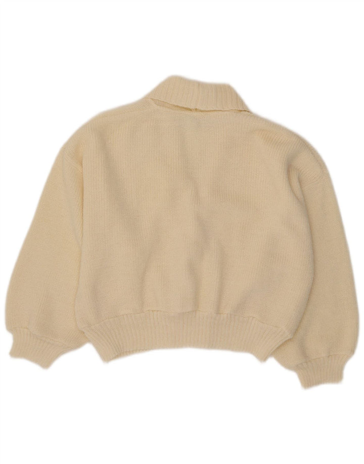 Creation Preveliki ženski kardigan pulover IT 40 Small Off White Akril