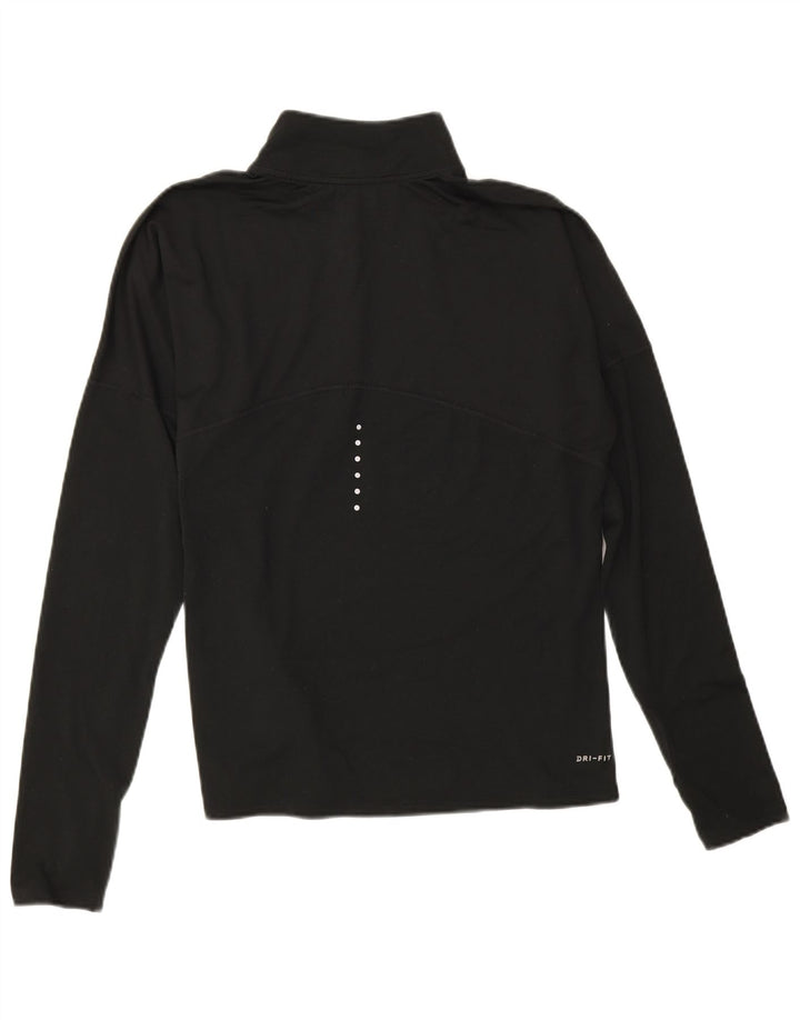 Nike Ženska trenirka Dri Fit Zip Neck Top UK 14 Medium Black