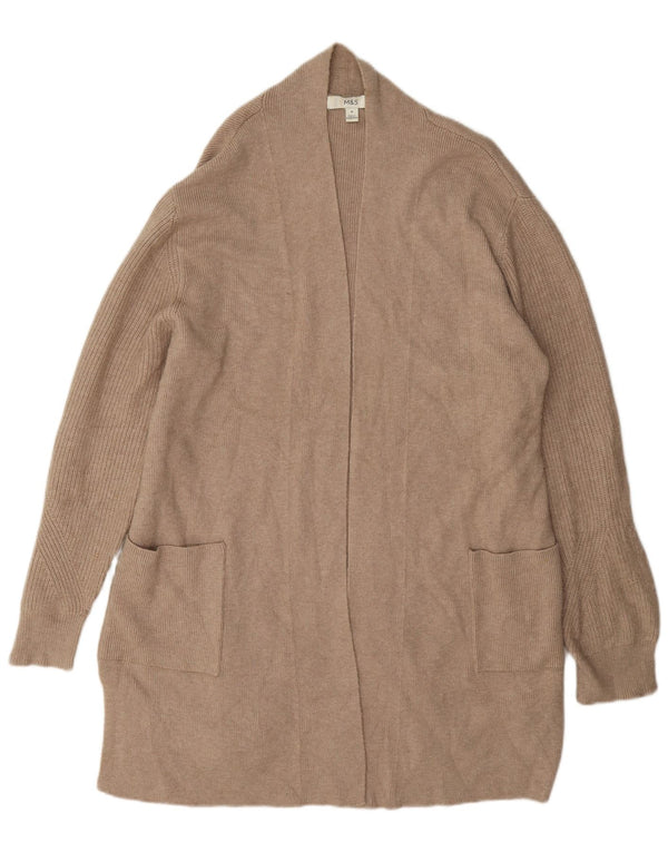 Marks & Spencer ženski otvoreni kardigan pulover UK 18 XL bež