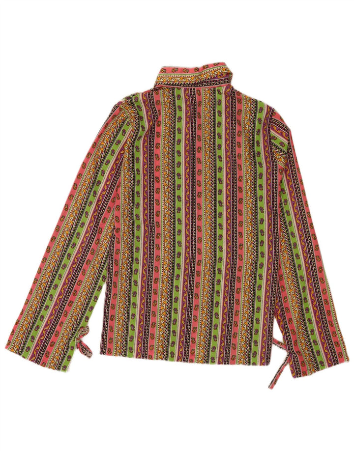 Vintage ženska košulja bluza UK 12 srednje raznobojna cvjetna
