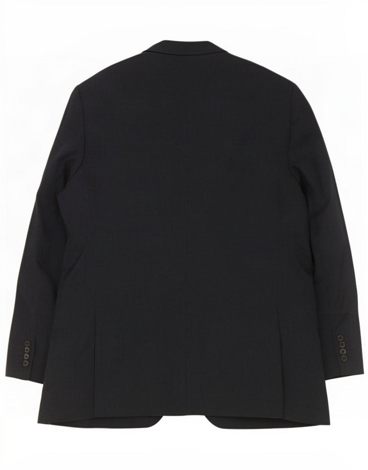 Marks & Spencer muška duga jakna s 2 gumba UK 48 2XL siva vuna