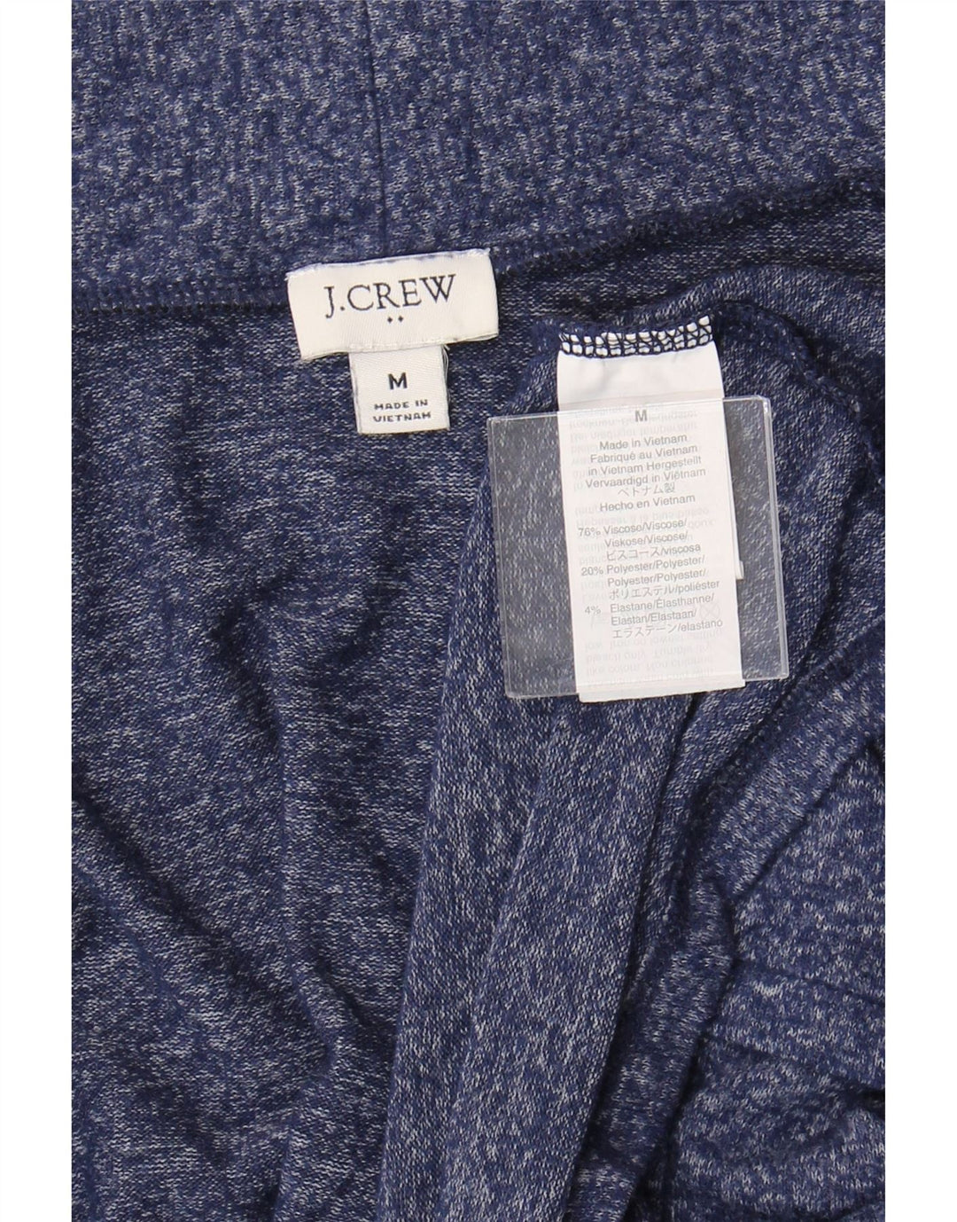 J. CREW Womens Open Cardigan Sweater UK 14 Medium Navy Blue Flecked Vintage J. Crew and Second-Hand J. Crew from Messina Hembry 