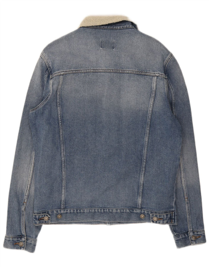 Lee Mens Riders traper jakna UK 40 Large Blue Colourblock Pamuk