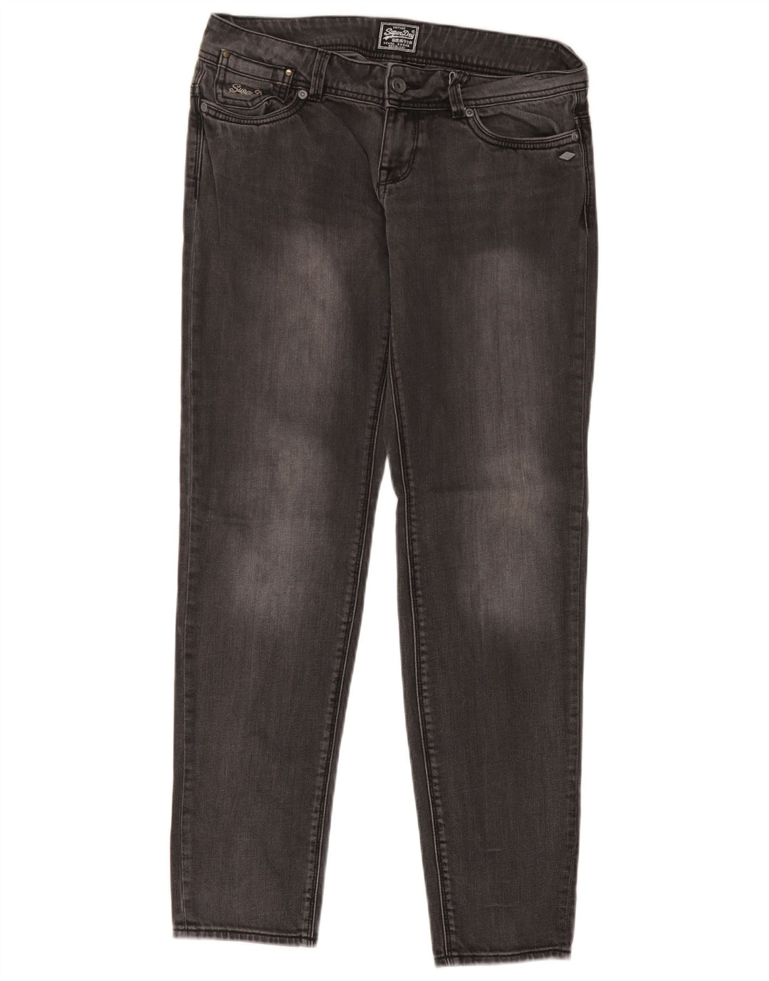 Superdry ženske uske traperice W29 L32 sivi pamuk