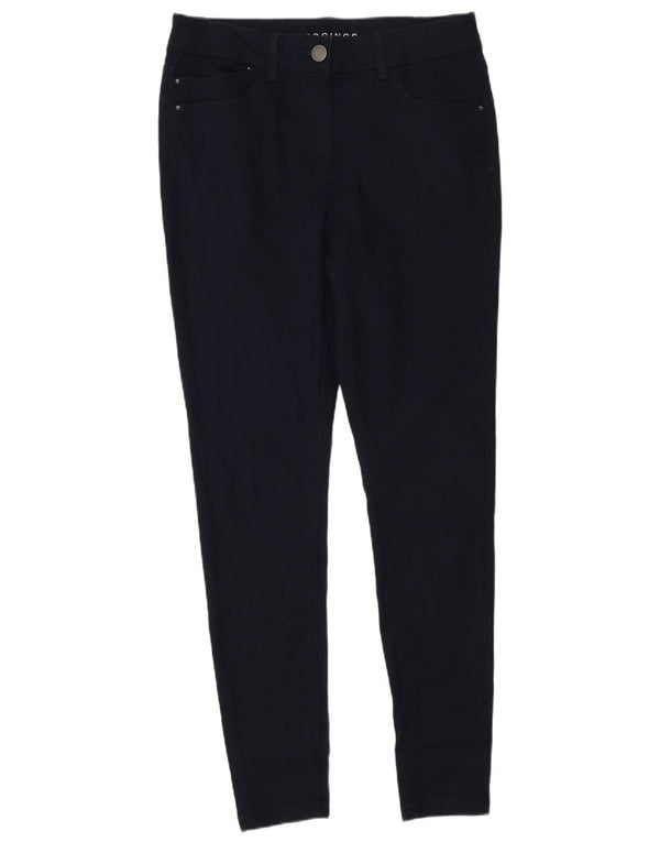 Marks & Spencer ženske jegging traperice UK 14 srednje W30 L30 tamnoplavi pamuk