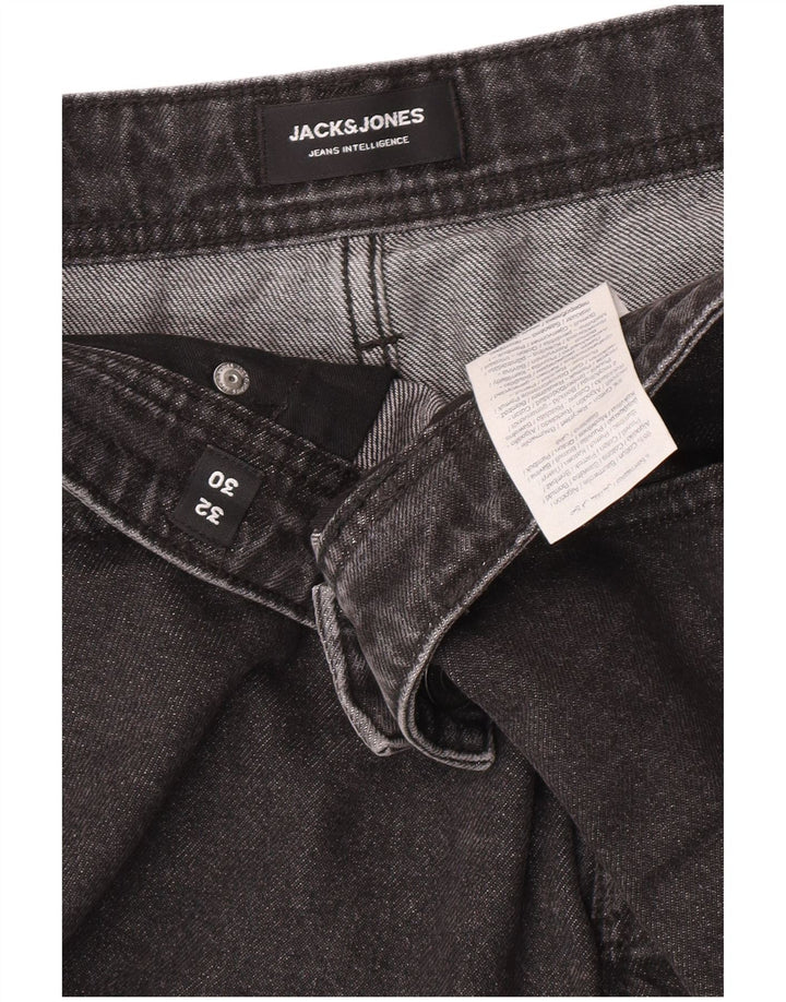 Jack & Jones muške ravne traperice W32 L27 sivi pamuk