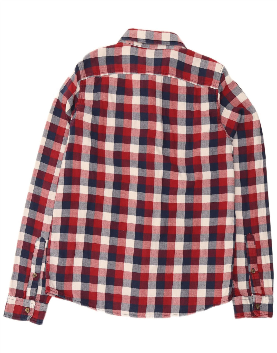 ABERCROMBIE & FITCH Muška Muscle Flanel košulja 2XL crveni karirani pamuk