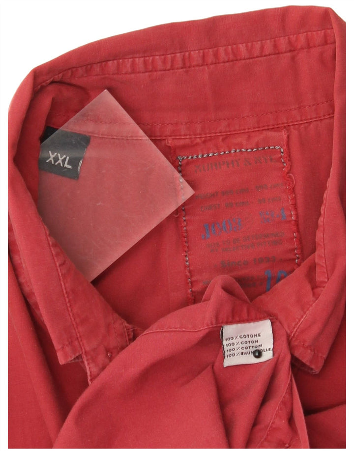 Murphy & Nye muška košulja 2XL crveni pamuk