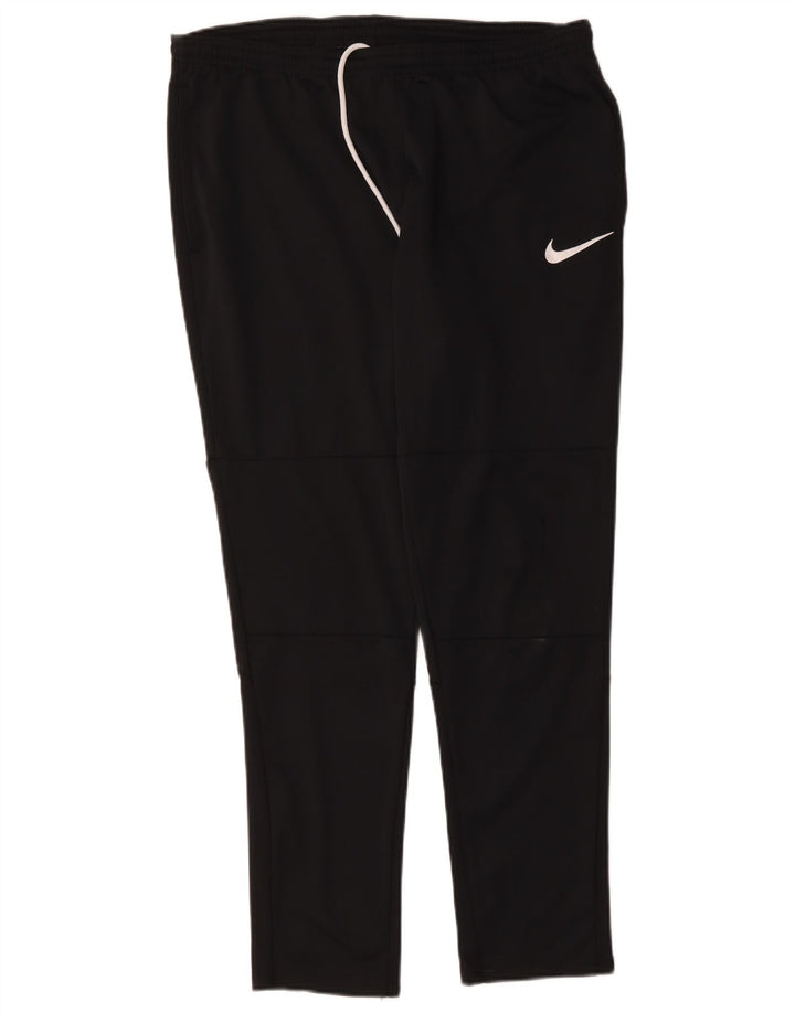 Nike muške trenirke srednje crne poliesterske hlače