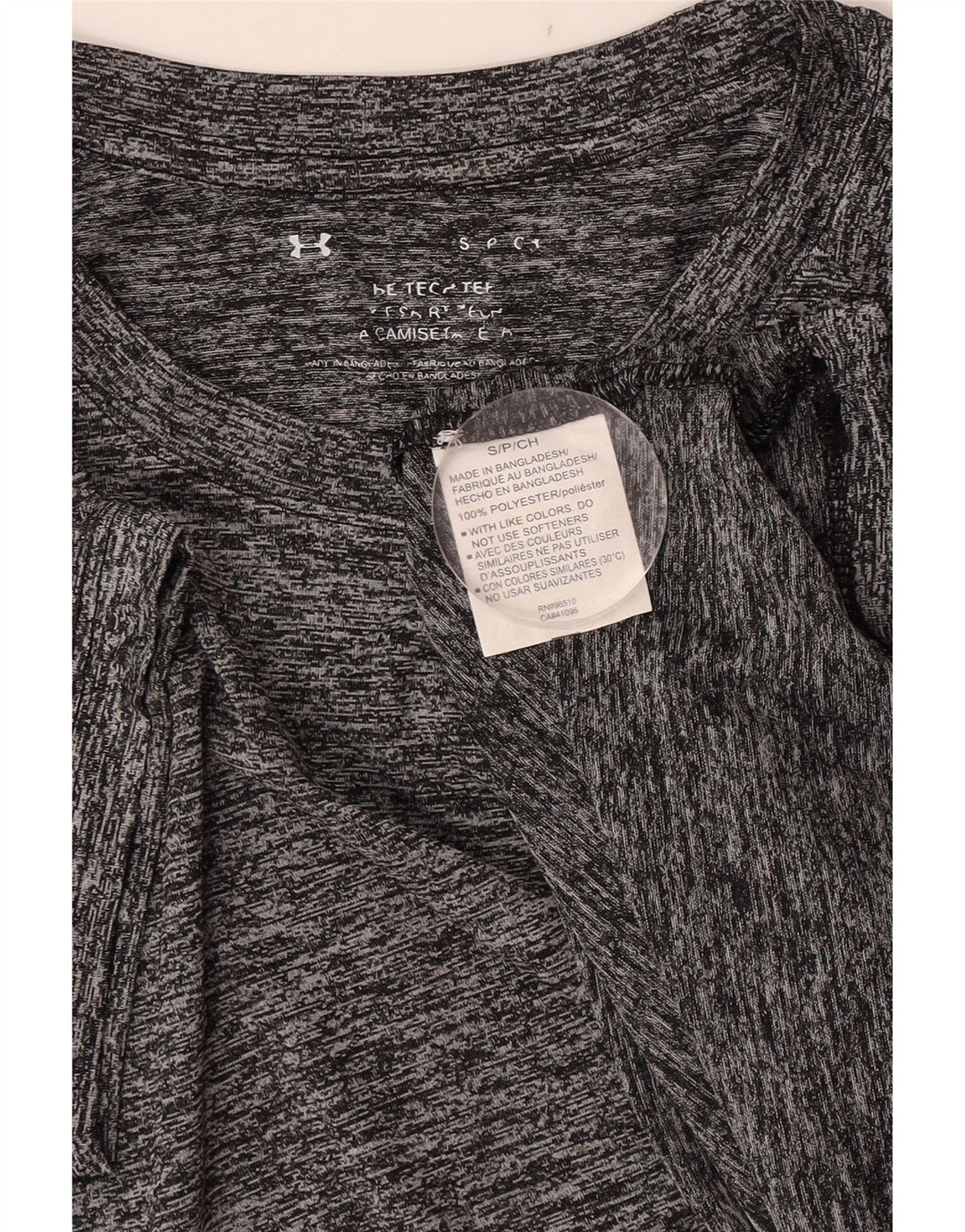 Under Armour muška majica kratkih rukava Mali sivi pjegavi poliester