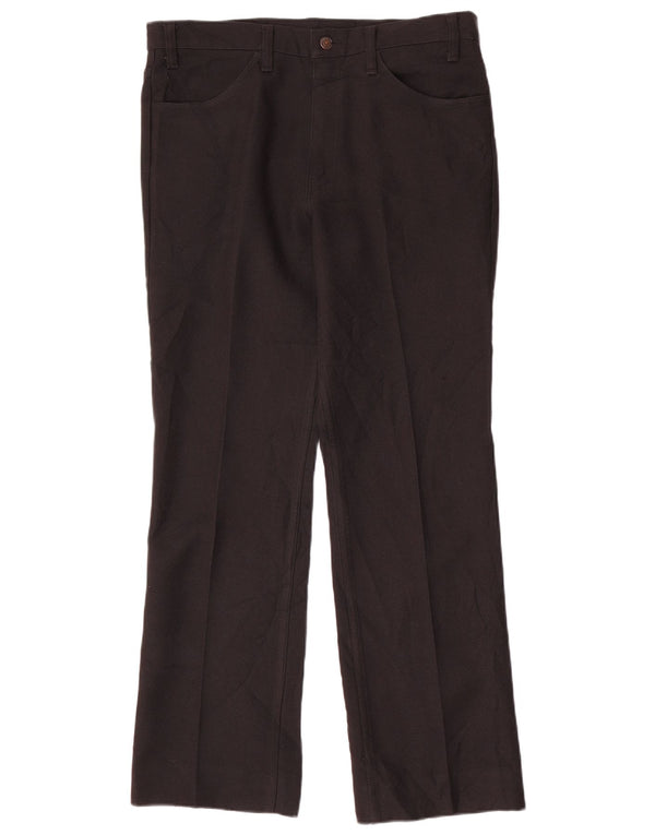 LEVI'S muške ravne ležerne hlače W35 L32 crni poliester