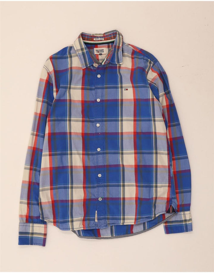 Tommy Hilfiger muška košulja, veliki plavi karirani pamuk