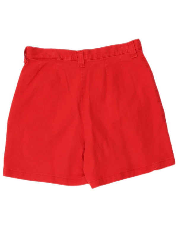 LEE Womens Casual Shorts Medium W30 Red Cotton