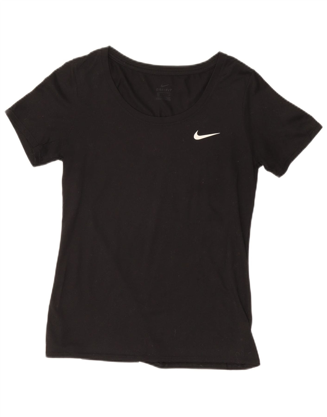 NIKE Ženska Dri Fit majica kratkih rukava UK 10 Mala crna