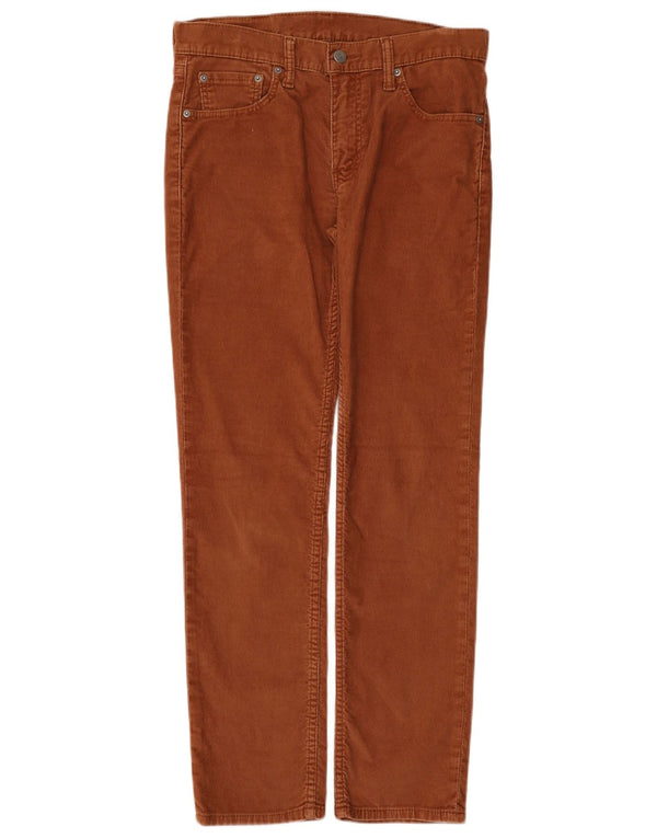 Levi's muške 511 uske hlače od samta W30 L30 smeđi pamuk
