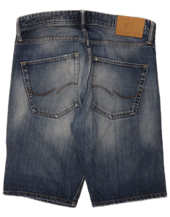 Jack & Jones muške traper kratke hlače standardnog kroja male W32 plavi pamuk