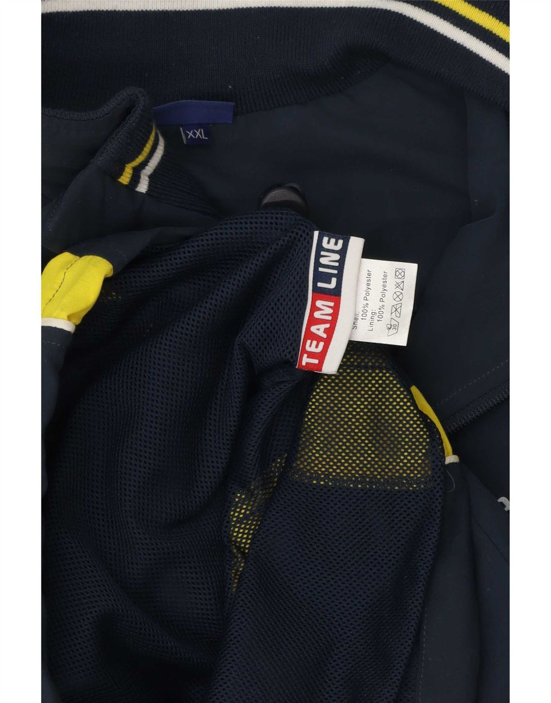 Asics muška grafička gornja jakna za trenirku 2XL tamnoplava poliesterska boja