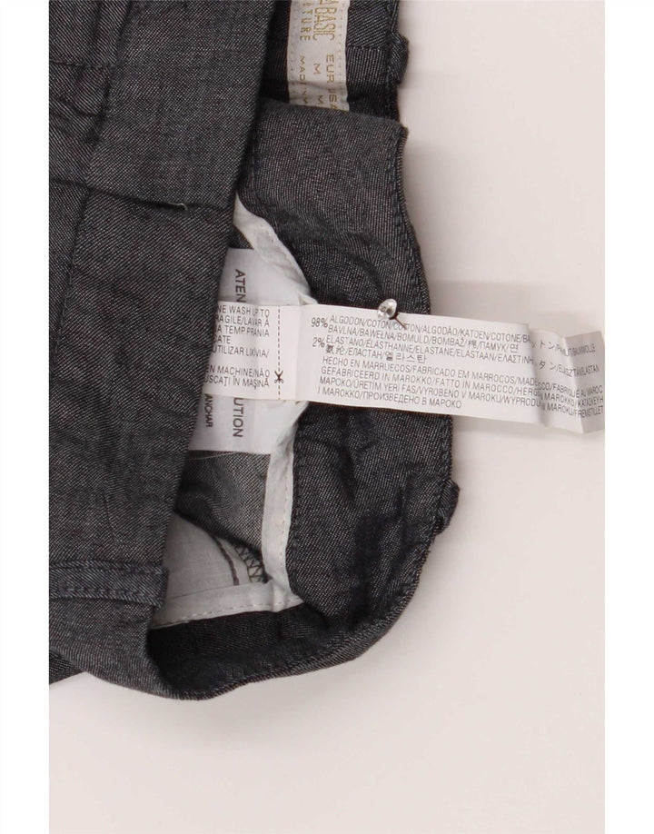 Zara Womens Chino Shorts Medium W28 Grey Cotton