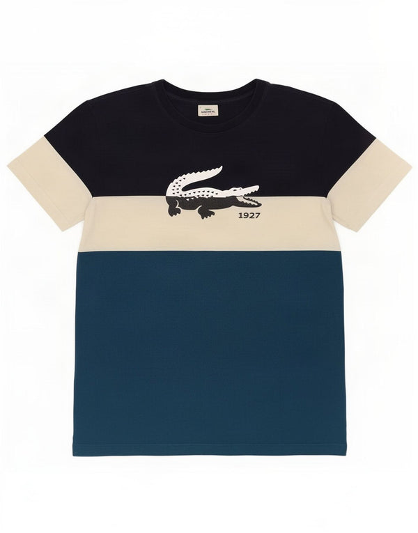 Lacoste muška grafička majica kratkih rukava, veličina 7 2XL, višebojna boja