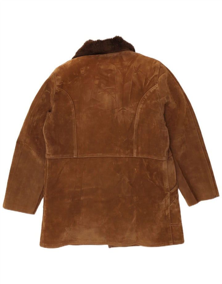 Vintage muška šerpa jakna UK 42 XL smeđa