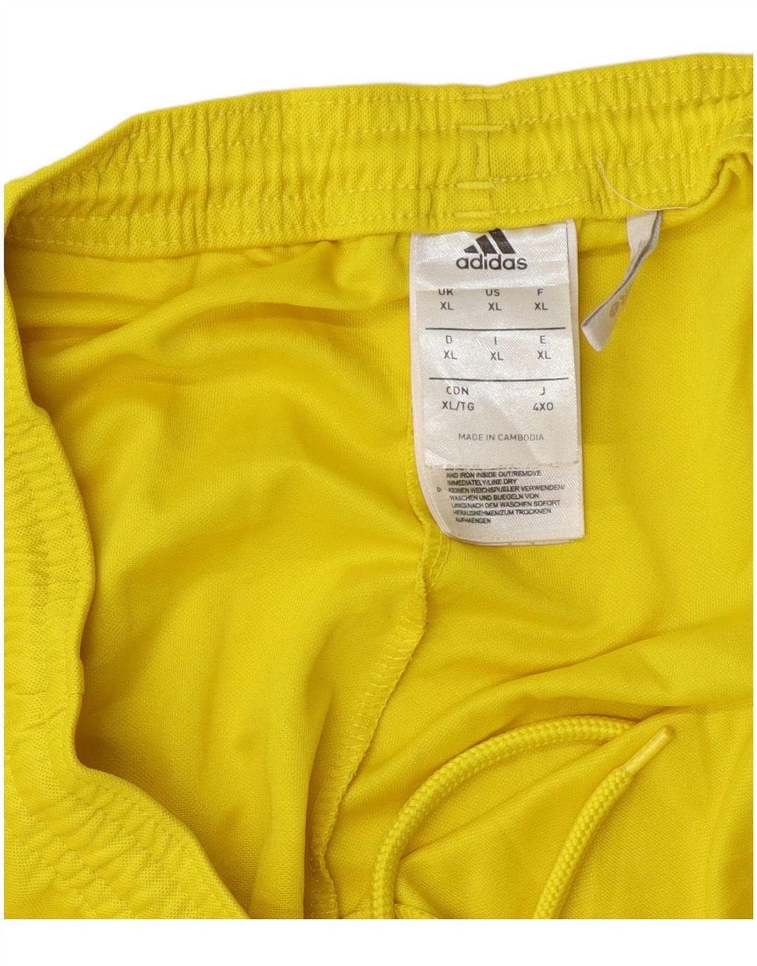 Adidas muške sportske kratke hlače Climalite XL žuti poliester