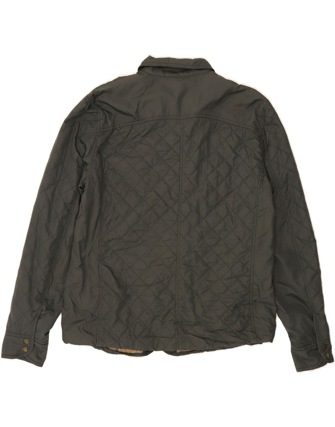 JOULES Mens Quilted Jacket UK 38 Medium Green Polyamide Vintage Joules and Second-Hand Joules from Messina Hembry 