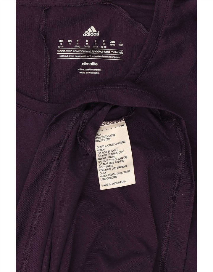 Adidas ženska majica kratkih rukava Climalite UK 12/14 srednje ljubičasta poliester