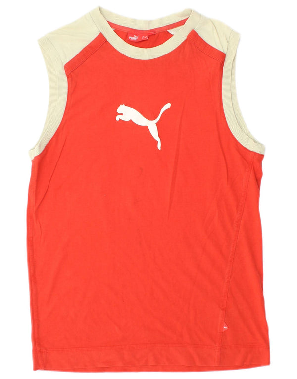 Puma ženska majica s grafičkim motivima srednje crvene boje