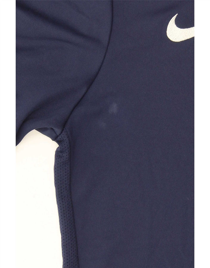 Nike Dri Fit majica kratkih rukava, mali mornarsko plavi poliester