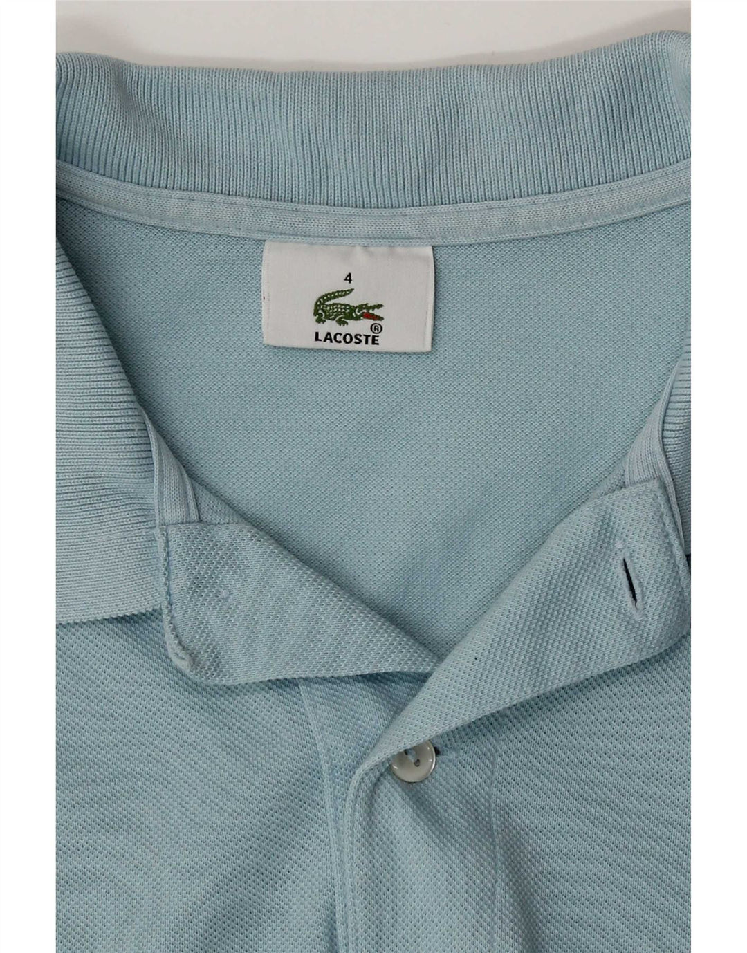 Lacoste muška polo majica veličine 4 srednje plavi pamuk