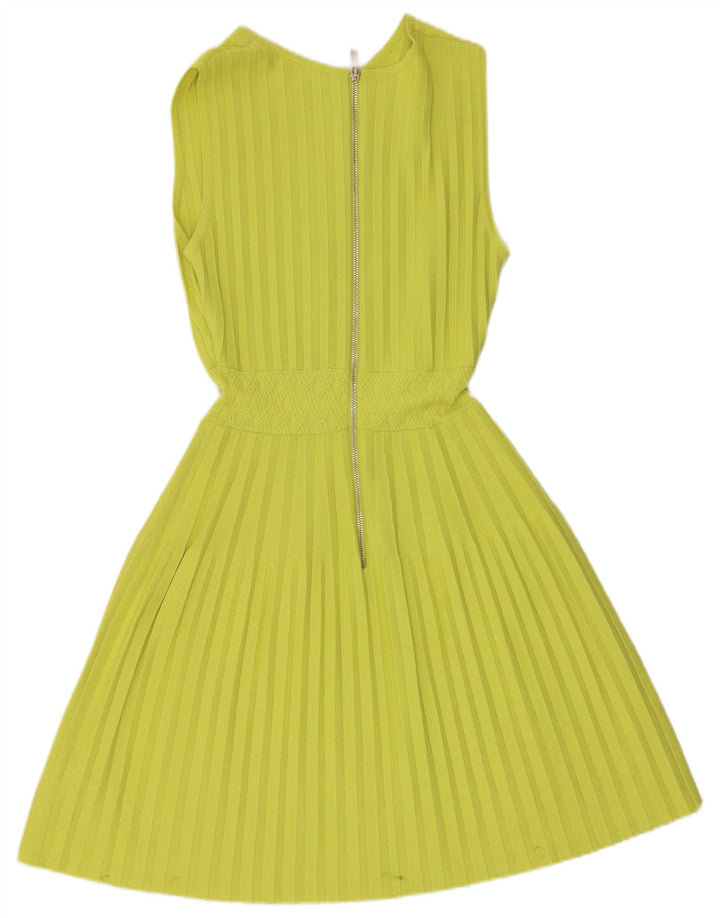 TED BAKER Ženska haljina bez rukava, mala zelena viskoza, veličina 2