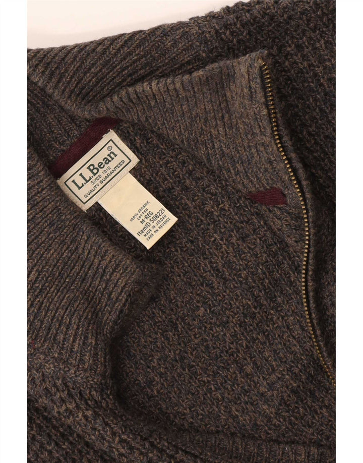 L.L.Bean muški kardigan džemper srednje sive boje od pamuka
