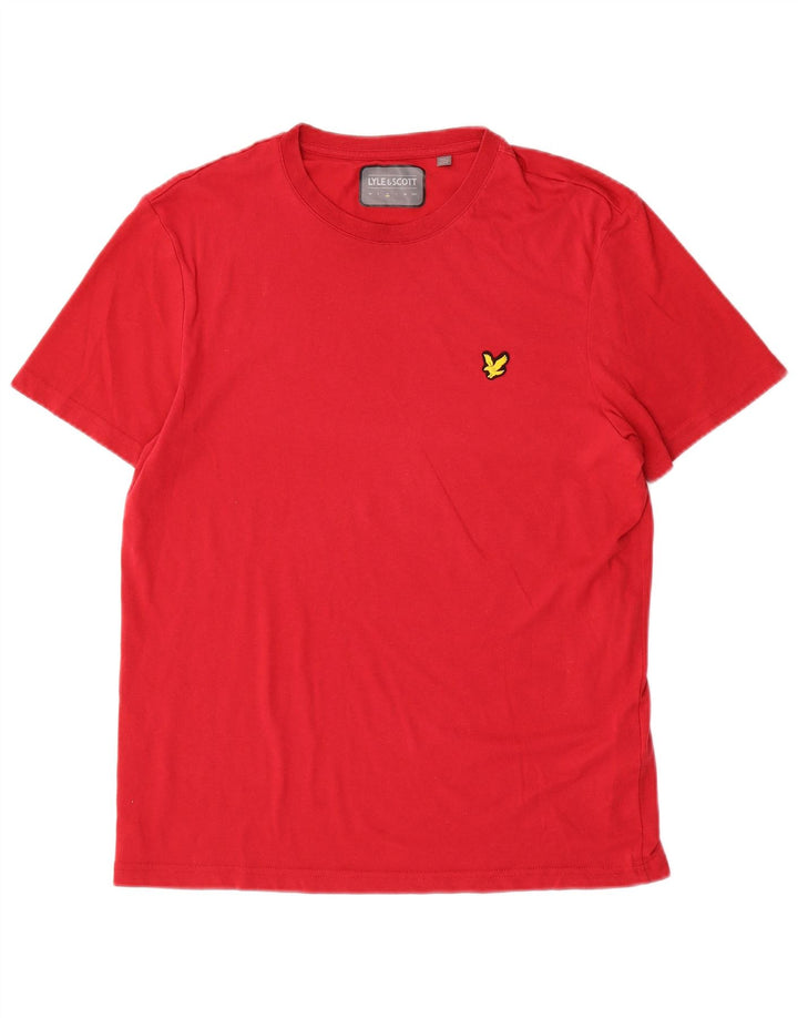Lyle & Scott muška majica kratkih rukava srednje crvene boje od poliestera