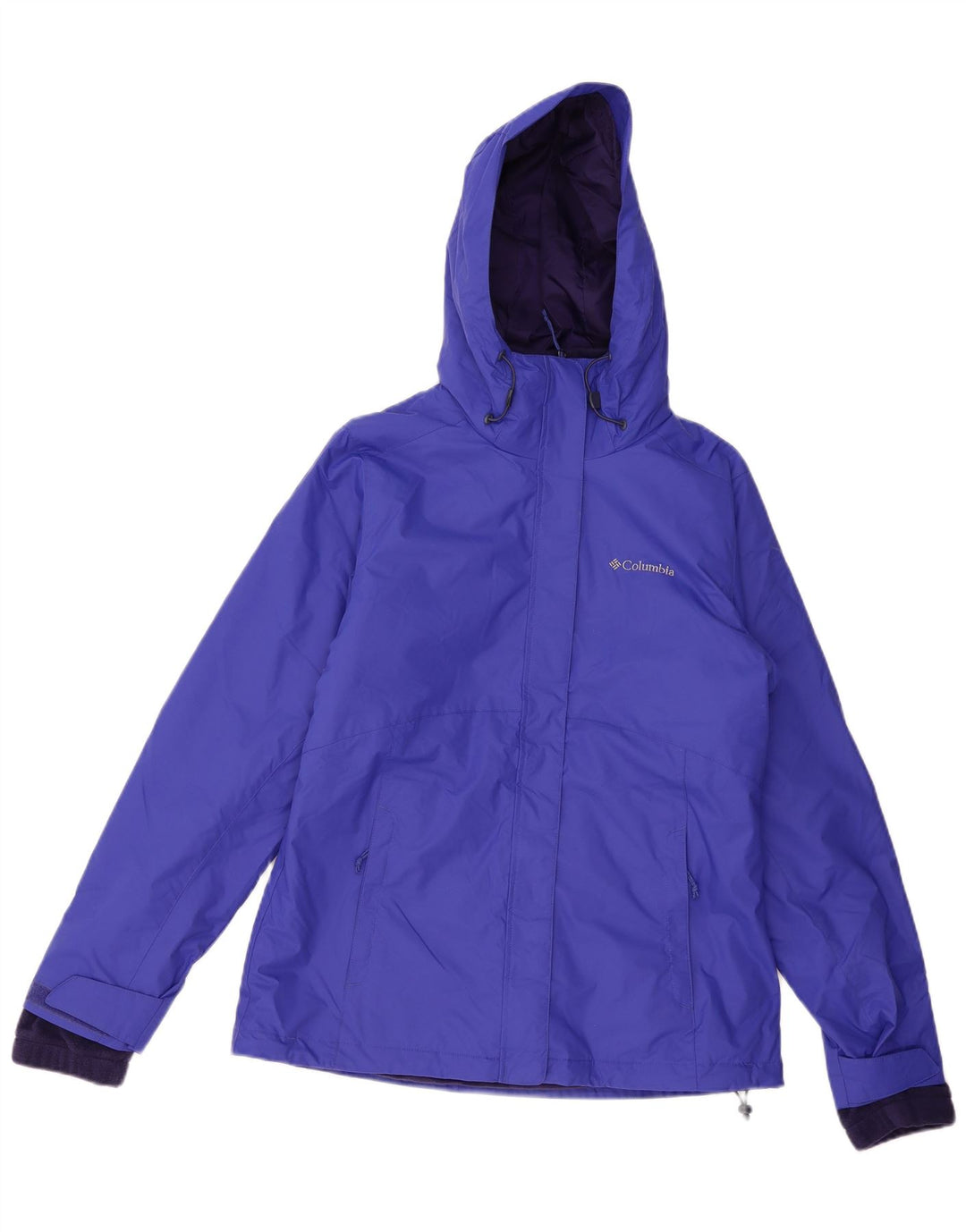 COLUMBIA ženska prevelika vjetrovka jakna UK 10 Small Blue