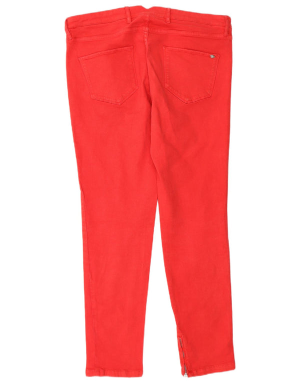 Massimo Dutti Ženske skraćene traperice Slim Fit EU 42 Large W32 L28 Crvene