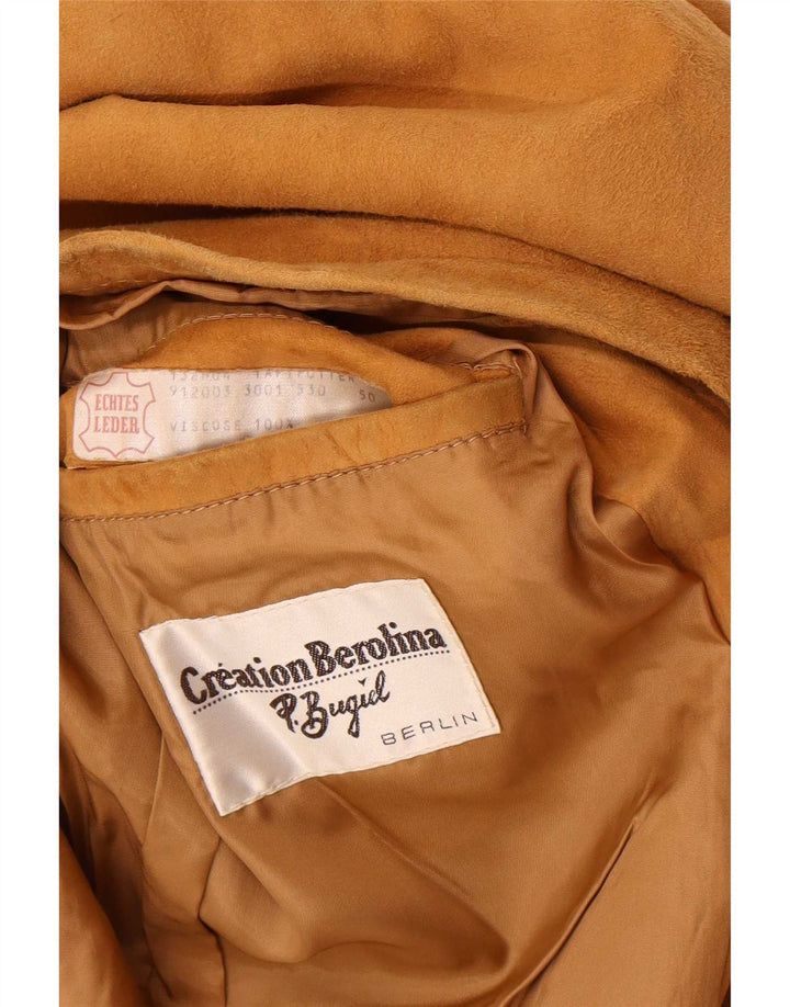 Vintage ženska antilop jakna IT 50 XL smeđa koža