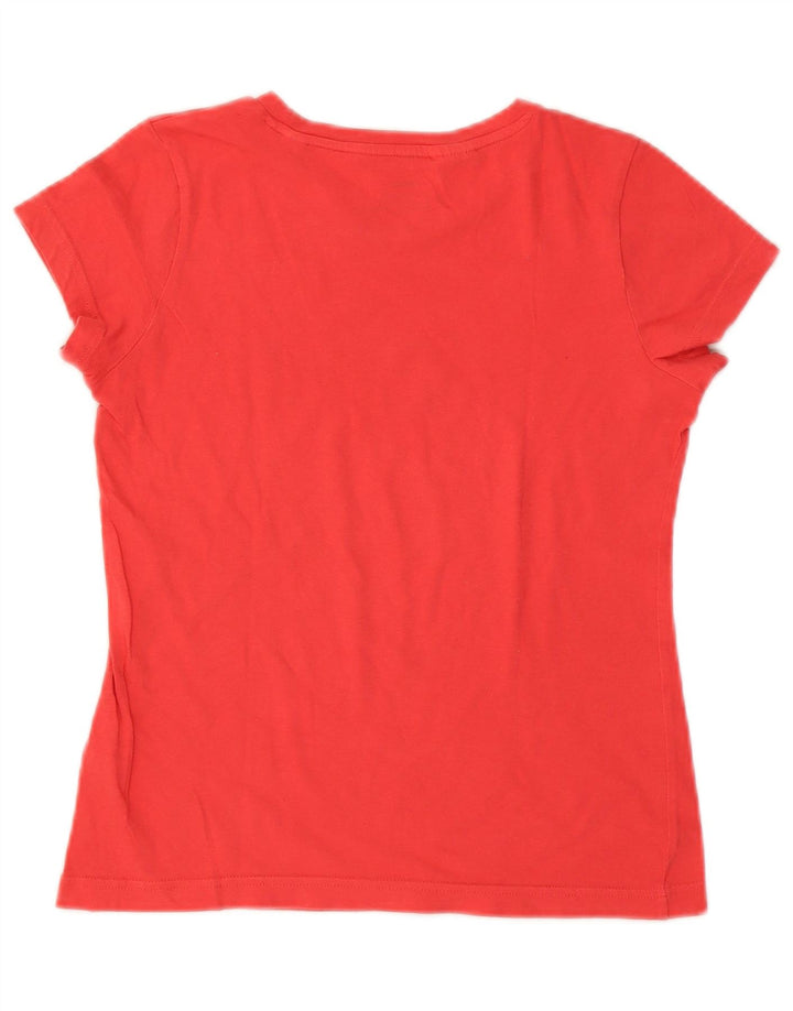 ADIDAS Girls Graphic T-Shirt Top 14-15 Years Red Cotton Vintage Adidas and Second-Hand Adidas from Messina Hembry 