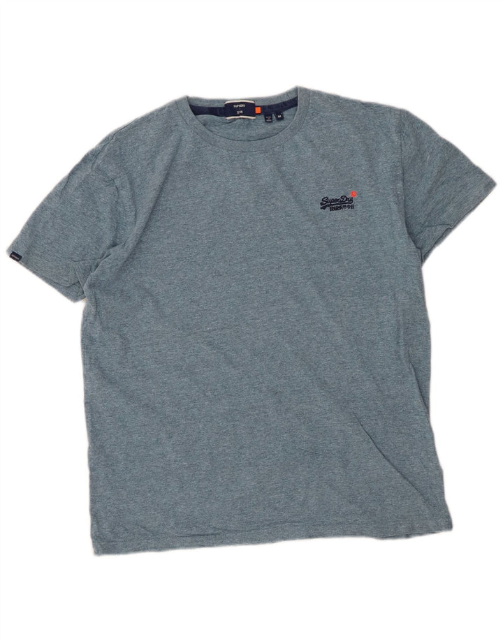 SUPERDRY muška majica kratkih rukava Srednje plavi flekasti pamuk