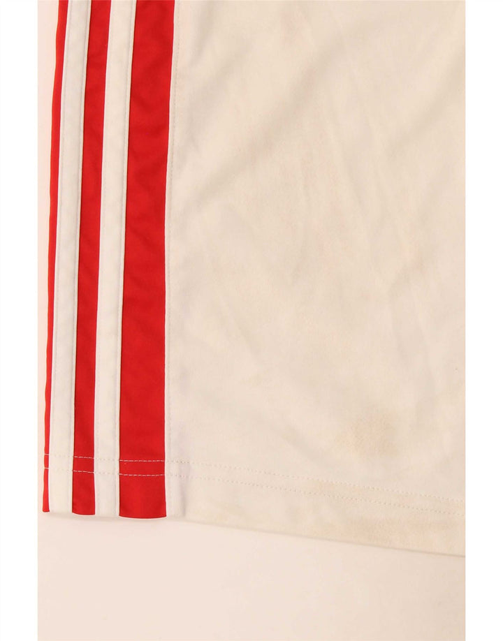 Adidas muške sportske kratke hlače srednje bijele boje od poliestera