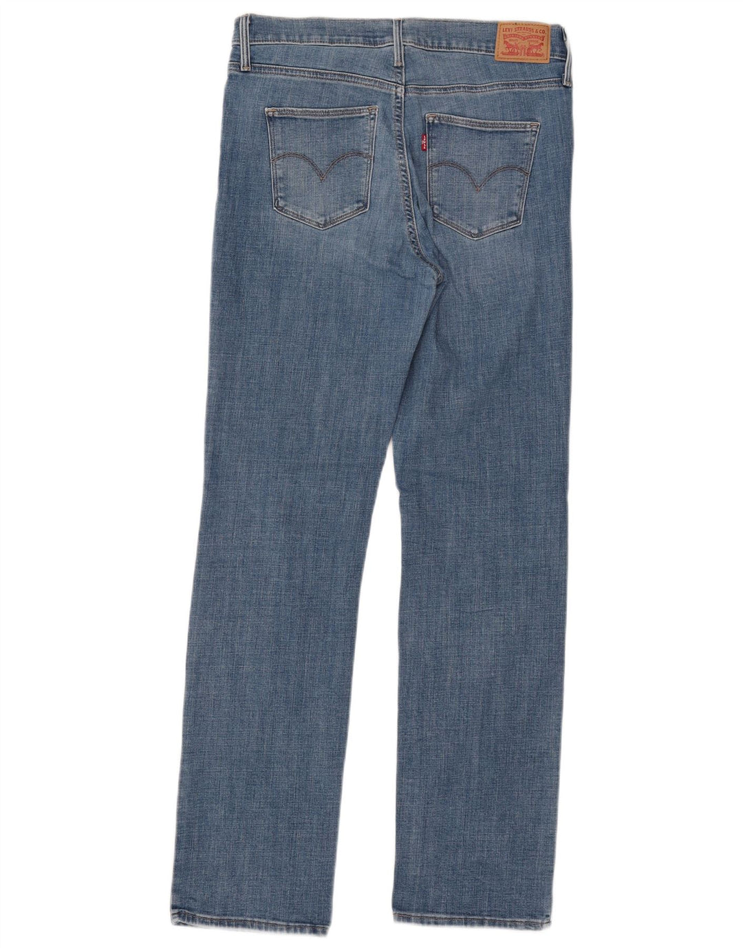 LEVI'S ženske ravne traperice za mršavljenje W31 L32 plavi pamuk