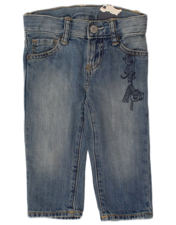 Gap Baby Boys Graphic Slim Jeans 12-18 mjeseci W20 L10 plavi pamuk