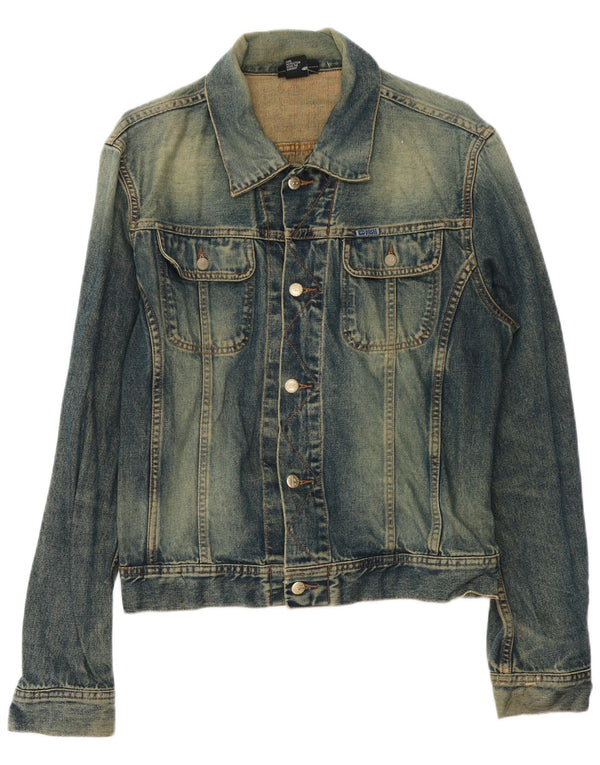 DIESEL Muška traper jakna UK 40 Large Blue Cotton