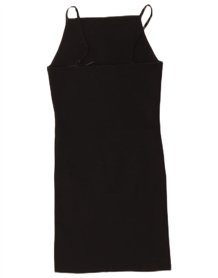 Zara ženska slip haljina UK 8 Mala crna