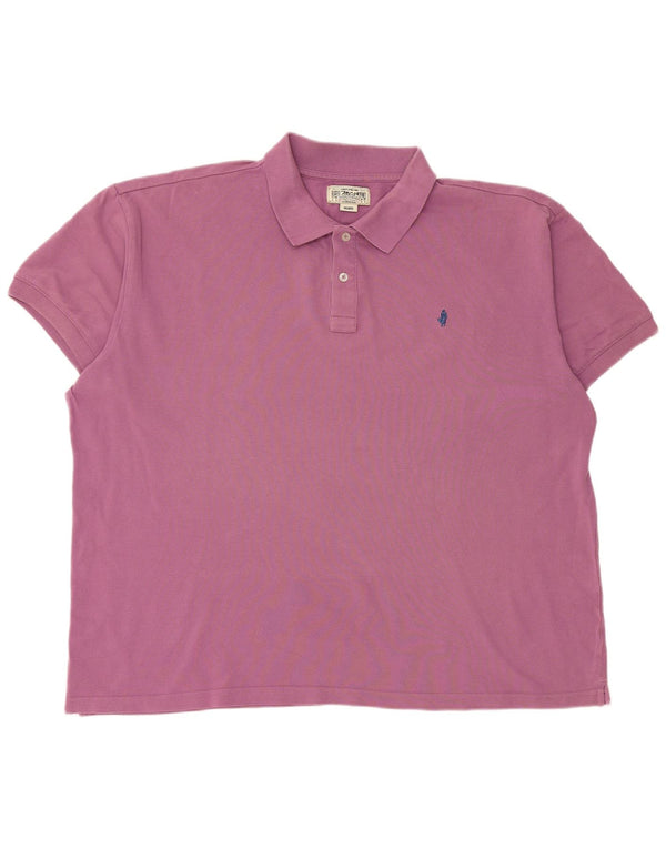 MARLBORO CLASSICS Mens Polo Shirt 4XL Pink