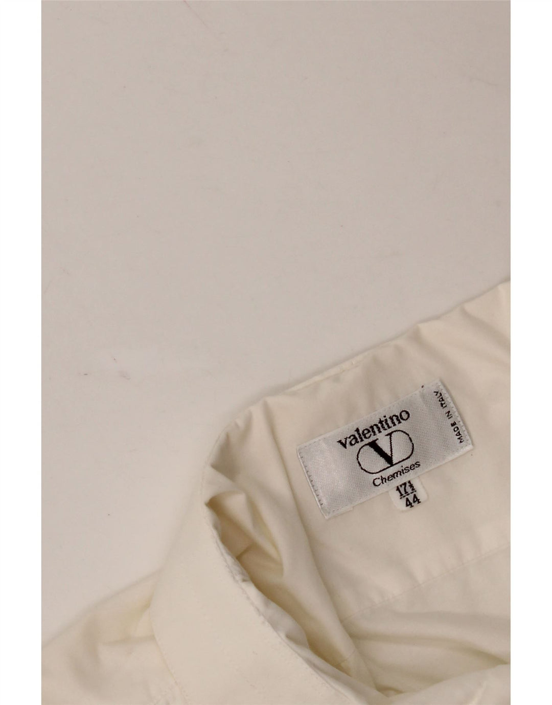 VALENTINO Mens Formal Shirt Size 44 17 1/2 XL White