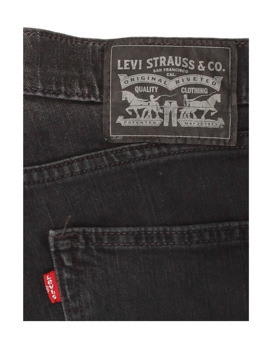 LEVI'S Mens Straight Jeans W32 L26 Grey Cotton Vintage Levi's and Second-Hand Levi's from Messina Hembry 
