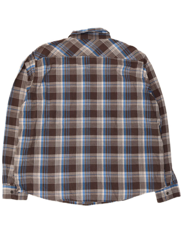 Wrangler muška košulja 3XL smeđa karirana pamuk