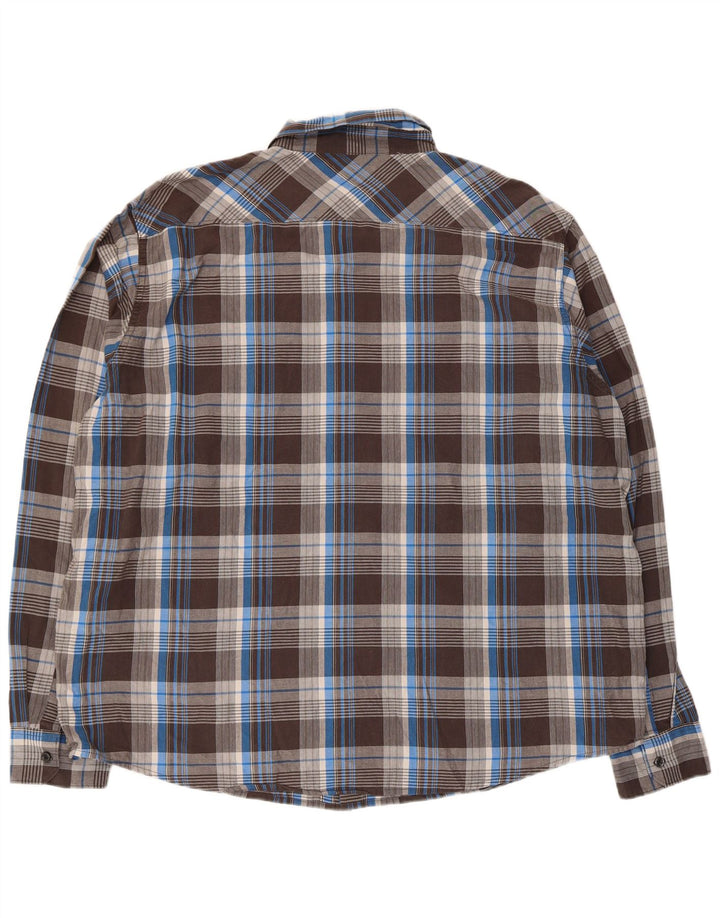 Wrangler muška košulja 3XL smeđa karirana pamuk