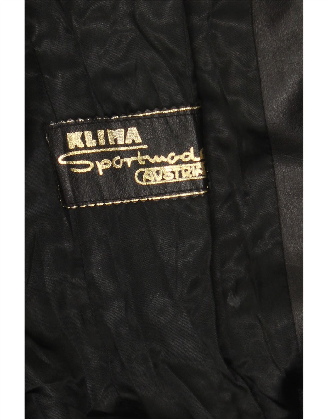 Klima ženski kožni kaput UK 10 mali crni