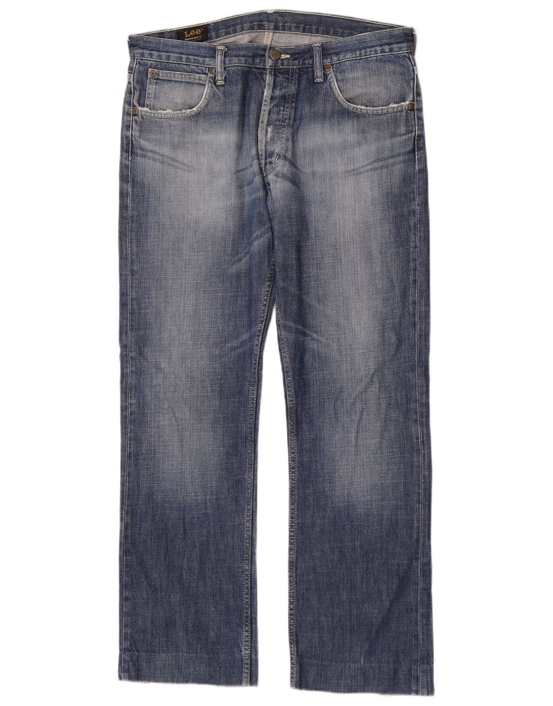 Lee Mens Freeburn Straight Jeans W34 L30 Plavi pamuk